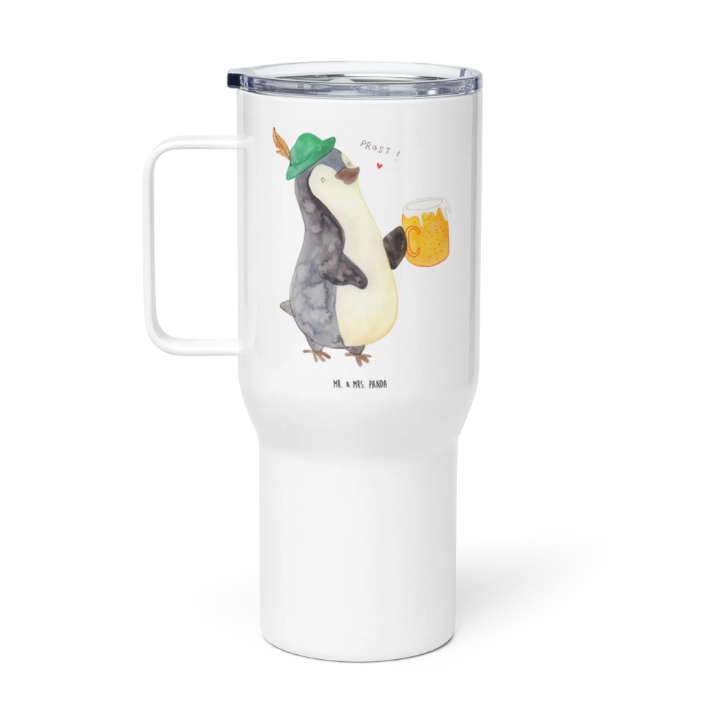 XXL Thermobecher Pinguin Bier Thermobecher, XL Thermobecher, Reisebecher, XL Reisetasse, Großer Thermobecher, Autobecher, Jumbo Becher, Pinguin, Pinguine, Bier, Oktoberfest