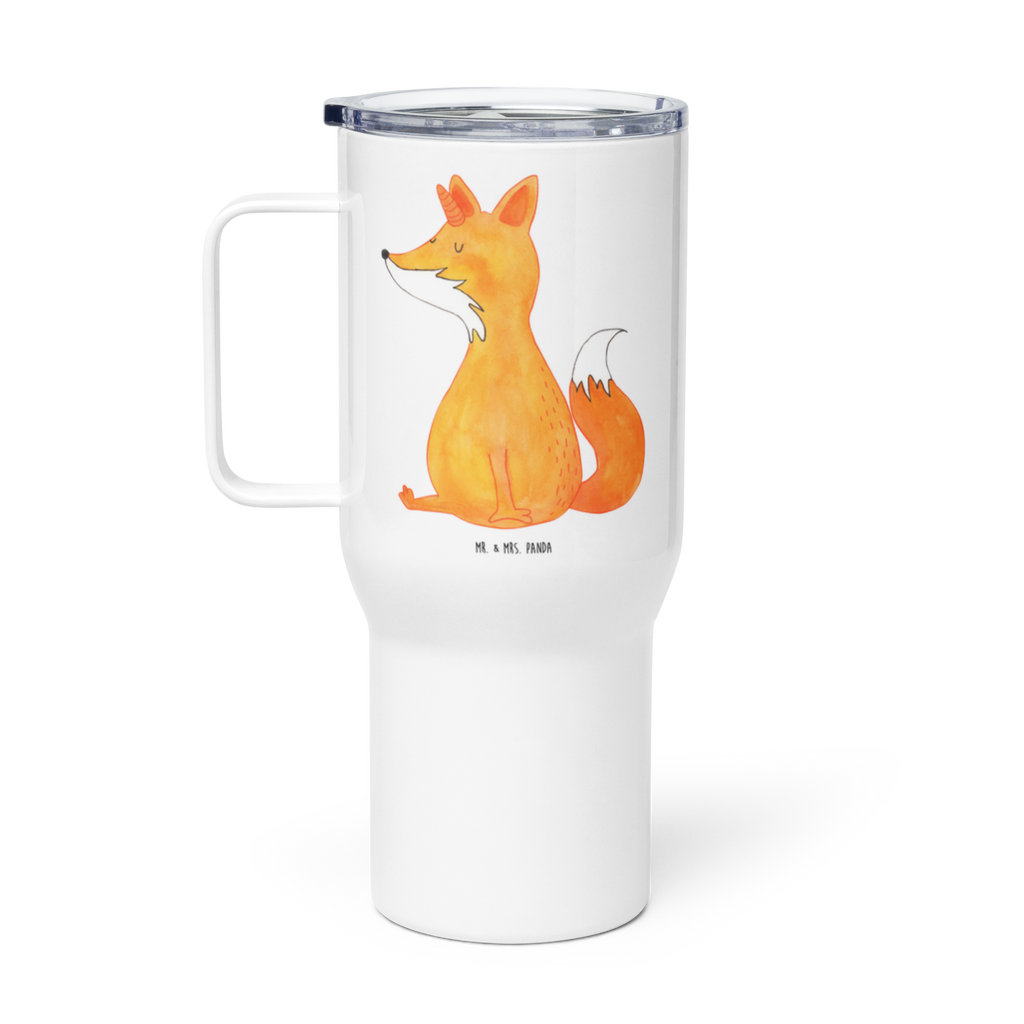 XXL Thermobecher Einhorn Wunsch Thermobecher, XL Thermobecher, Reisebecher, XL Reisetasse, Großer Thermobecher, Autobecher, Jumbo Becher, Einhorn, Einhörner, Einhorn Deko, Pegasus, Unicorn, Fuchs, Unicorns, Fuchshörnchen, Fuchshorn, Foxycorn, Füchse