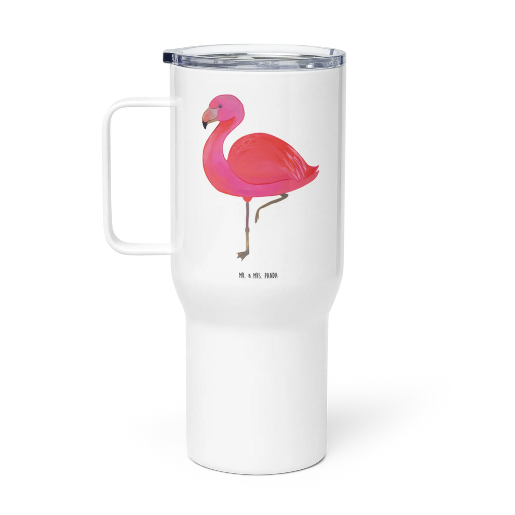 XXL Thermobecher Flamingo Classic Thermobecher, XL Thermobecher, Reisebecher, XL Reisetasse, Großer Thermobecher, Autobecher, Jumbo Becher, Flamingo, Einzigartig, Selbstliebe, Stolz, ich, für mich, Spruch, Freundin, Freundinnen, Außenseiter, Sohn, Tochter, Geschwister