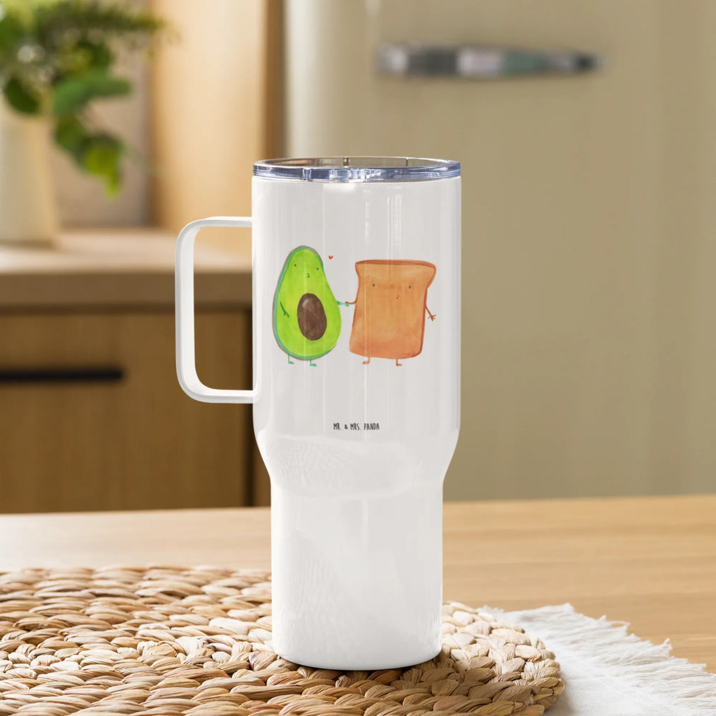 XXL Thermobecher Avocado Toast Thermobecher, XL Thermobecher, Reisebecher, XL Reisetasse, Großer Thermobecher, Autobecher, Jumbo Becher, Avocado, Veggie, Vegan, Gesund, Toast, Toastbrot, Liebespaar, Pärchen, Freund, Freundin, Verlobt, Verlobungsparty, Hochzeit, Hochzeitsgeschenk, Jahrestag, Jahrestagsgeschenk