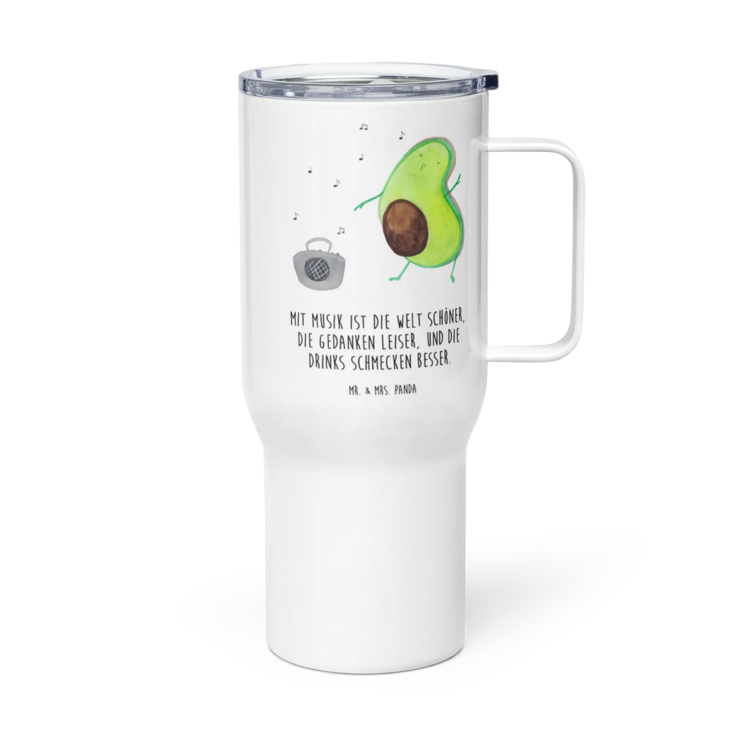 XXL Thermobecher Avocado Tanzen Thermobecher, XL Thermobecher, Reisebecher, XL Reisetasse, Großer Thermobecher, Autobecher, Jumbo Becher, Avocado, Veggie, Vegan, Gesund