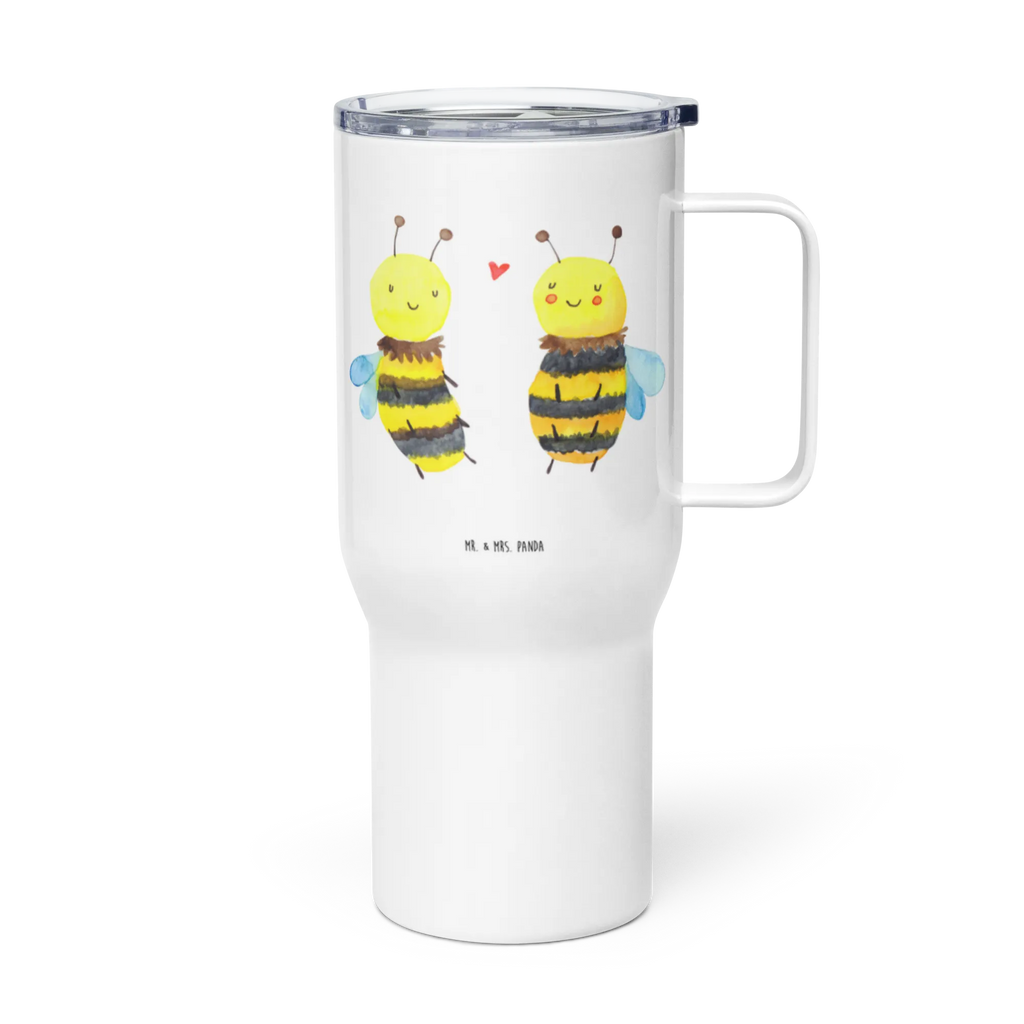 XXL Thermobecher Biene Verliebt Thermobecher, XL Thermobecher, Reisebecher, XL Reisetasse, Großer Thermobecher, Autobecher, Jumbo Becher, Biene, Wespe, Hummel