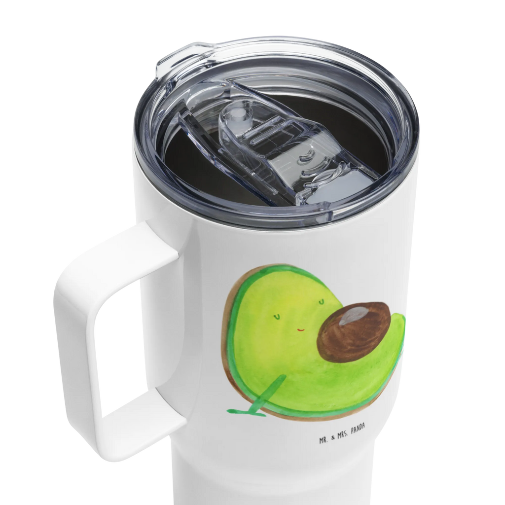 XXL Thermobecher Avocado Schwangerschaft Thermobecher, XL Thermobecher, Reisebecher, XL Reisetasse, Großer Thermobecher, Autobecher, Jumbo Becher, Avocado, Veggie, Vegan, Gesund, schwanger, Schwangerschaft, Babyparty, Babyshower