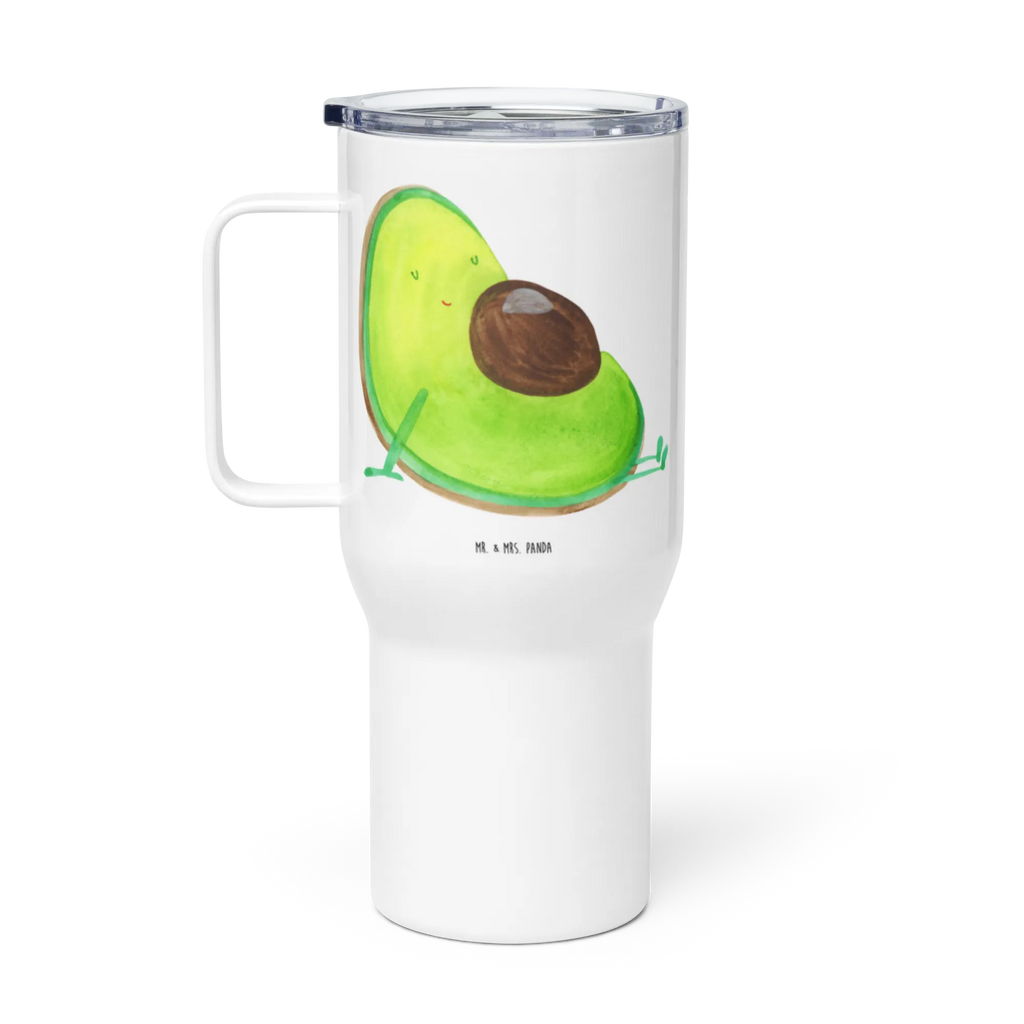 XXL Thermobecher Avocado Schwangerschaft Thermobecher, XL Thermobecher, Reisebecher, XL Reisetasse, Großer Thermobecher, Autobecher, Jumbo Becher, Avocado, Veggie, Vegan, Gesund, schwanger, Schwangerschaft, Babyparty, Babyshower