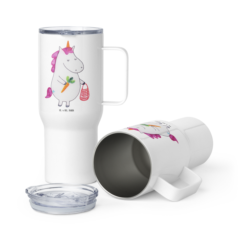 XXL Thermobecher Einhorn Gemüse Thermobecher, XL Thermobecher, Reisebecher, XL Reisetasse, Großer Thermobecher, Autobecher, Jumbo Becher, Einhorn, Einhörner, Einhorn Deko, Pegasus, Unicorn, Biomarkt, Gemüse, Wochenmarkt