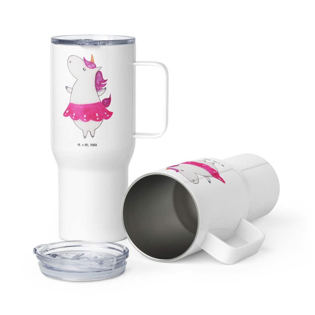 XXL Thermobecher Einhorn Ballerina Thermobecher, XL Thermobecher, Reisebecher, XL Reisetasse, Großer Thermobecher, Autobecher, Jumbo Becher, Einhorn, Einhörner, Einhorn Deko, Pegasus, Unicorn, Tanzen, Ballerina, Party, Wohnung, Spaß, Feiern, Geburtstag, Tänzerin, Lebenslust, Lebensfreude