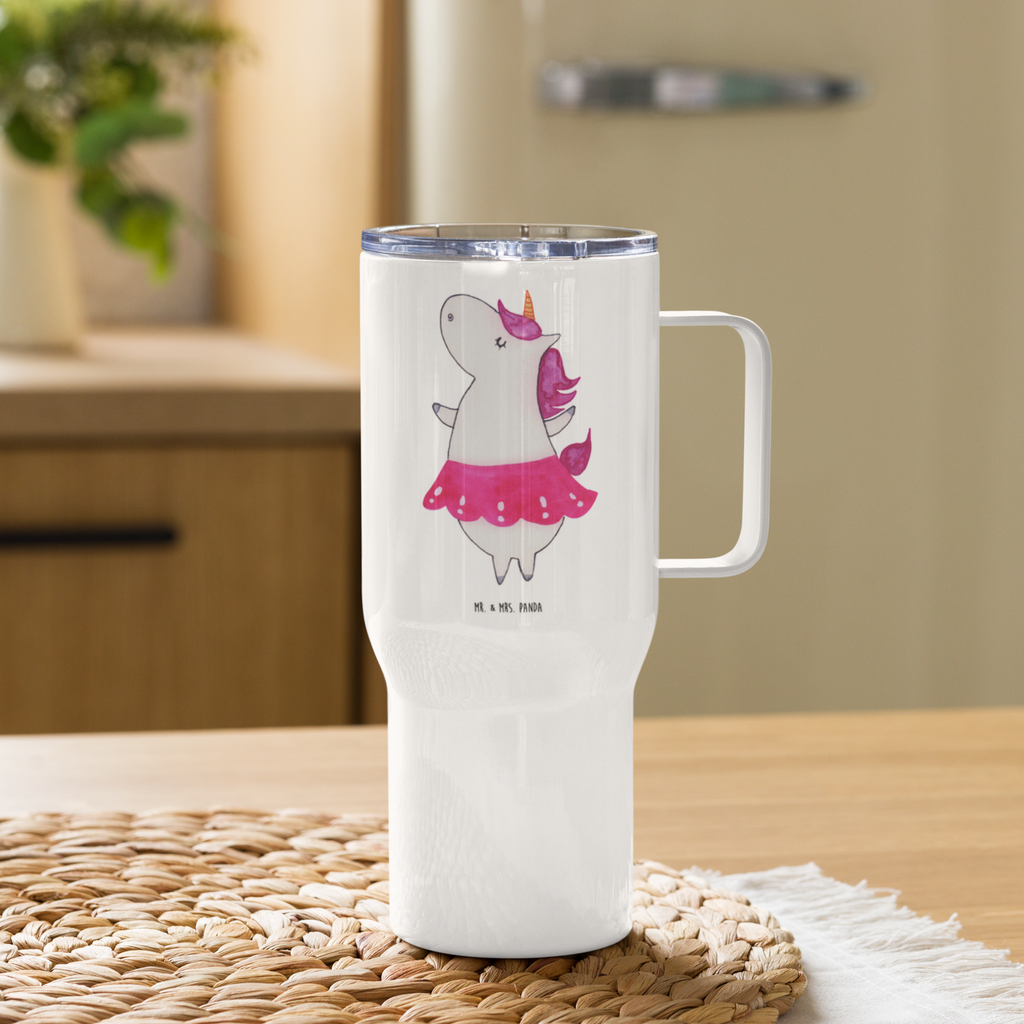 XXL Thermobecher Einhorn Ballerina Thermobecher, XL Thermobecher, Reisebecher, XL Reisetasse, Großer Thermobecher, Autobecher, Jumbo Becher, Einhorn, Einhörner, Einhorn Deko, Pegasus, Unicorn, Tanzen, Ballerina, Party, Wohnung, Spaß, Feiern, Geburtstag, Tänzerin, Lebenslust, Lebensfreude