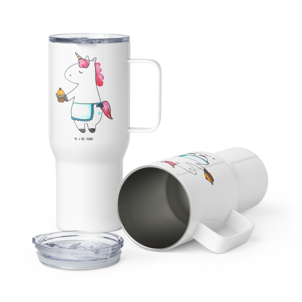 XXL Thermobecher Einhorn Muffin Thermobecher, XL Thermobecher, Reisebecher, XL Reisetasse, Großer Thermobecher, Autobecher, Jumbo Becher, Einhorn, Einhörner, Einhorn Deko, Pegasus, Unicorn, Geburtstag, Backen, Muffin, Kekse, Geburtstagsgrüße, Glückwünsche, Liebesgrüße, Grüße