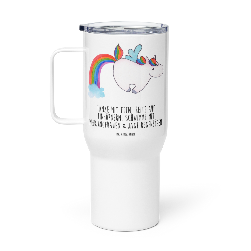 XXL Thermobecher Einhorn Pegasus Thermobecher, XL Thermobecher, Reisebecher, XL Reisetasse, Großer Thermobecher, Autobecher, Jumbo Becher, Einhorn, Einhörner, Einhorn Deko, Pegasus, Unicorn, Regenbogen, Spielen, Realität, Glitzer, Erwachsenwerden