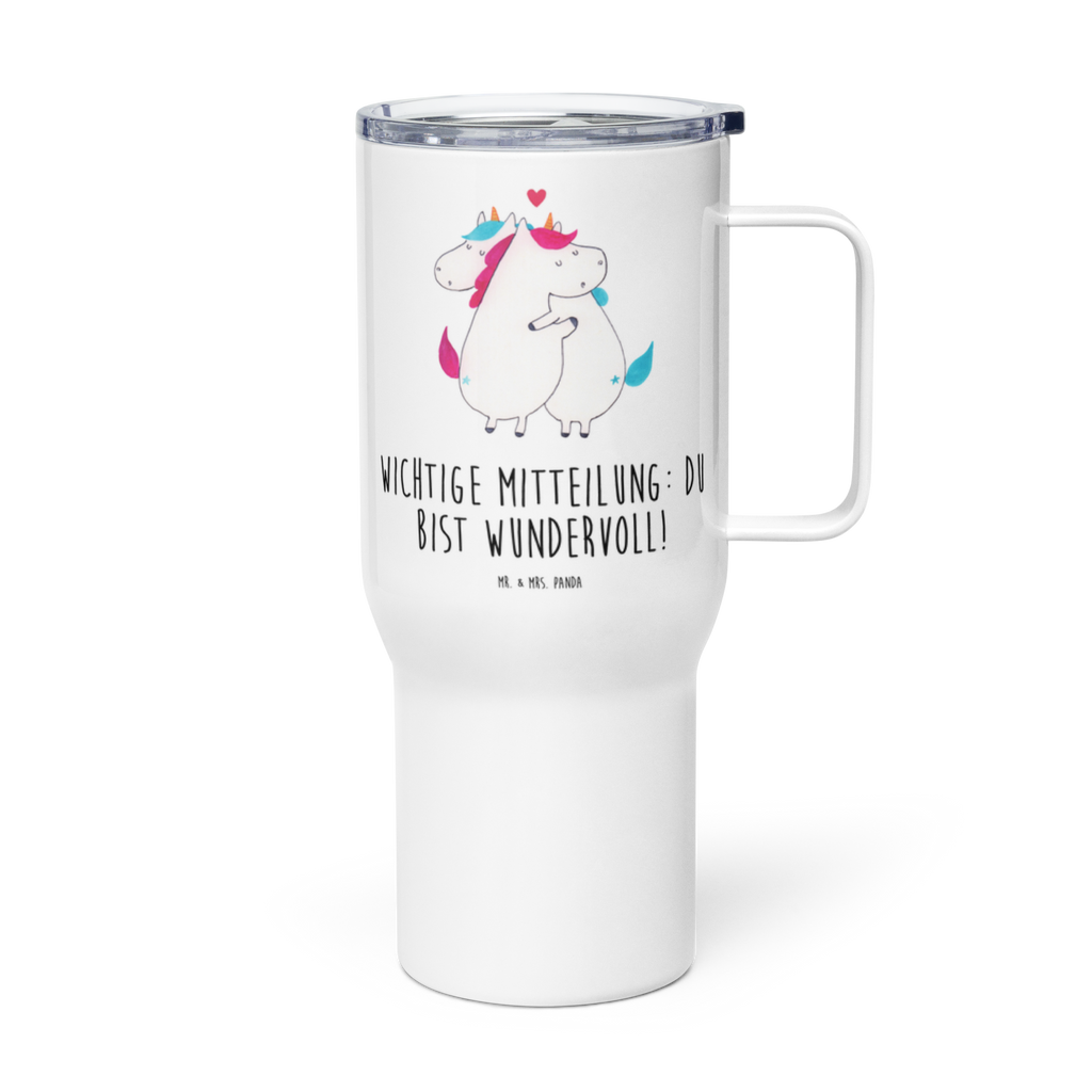 XXL Thermobecher Einhorn Mitteilung Thermobecher, XL Thermobecher, Reisebecher, XL Reisetasse, Großer Thermobecher, Autobecher, Jumbo Becher, Einhorn, Einhörner, Einhorn Deko, Pegasus, Unicorn, Valentinstag, Valentine, Liebe, Geschenk, Partner, Ehe, lustig, witzig, Spruch