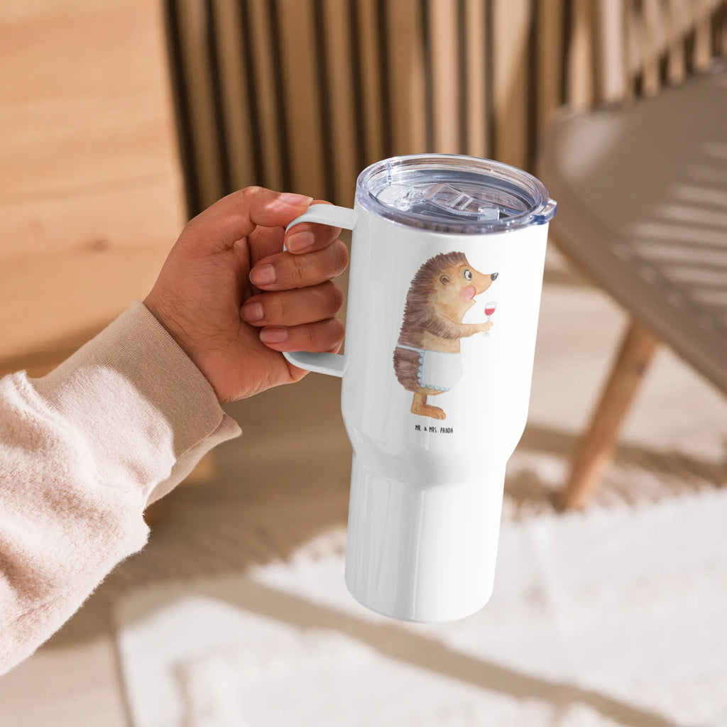 XXL Thermobecher Igel Wein Thermobecher, XL Thermobecher, Reisebecher, XL Reisetasse, Großer Thermobecher, Autobecher, Jumbo Becher, Tiermotive, Gute Laune, lustige Sprüche, Tiere, Wein Spruch, Igel, Geschenk Weintrinker, Geschenk Weinliebhaber, Wein Deko, Weinglas, Rotwein, Weißwein, Wein trinken