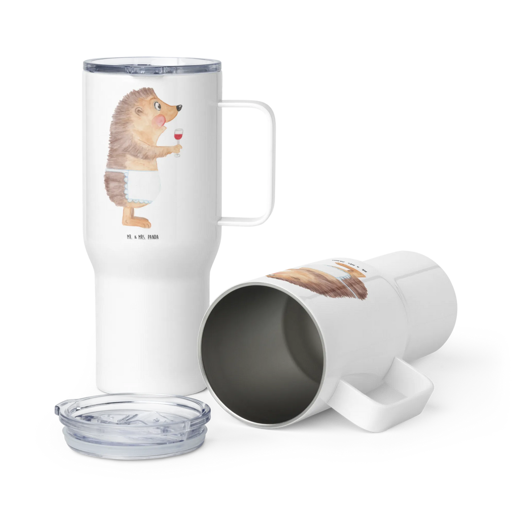 XXL Thermobecher Igel Wein Thermobecher, XL Thermobecher, Reisebecher, XL Reisetasse, Großer Thermobecher, Autobecher, Jumbo Becher, Tiermotive, Gute Laune, lustige Sprüche, Tiere, Wein Spruch, Igel, Geschenk Weintrinker, Geschenk Weinliebhaber, Wein Deko, Weinglas, Rotwein, Weißwein, Wein trinken