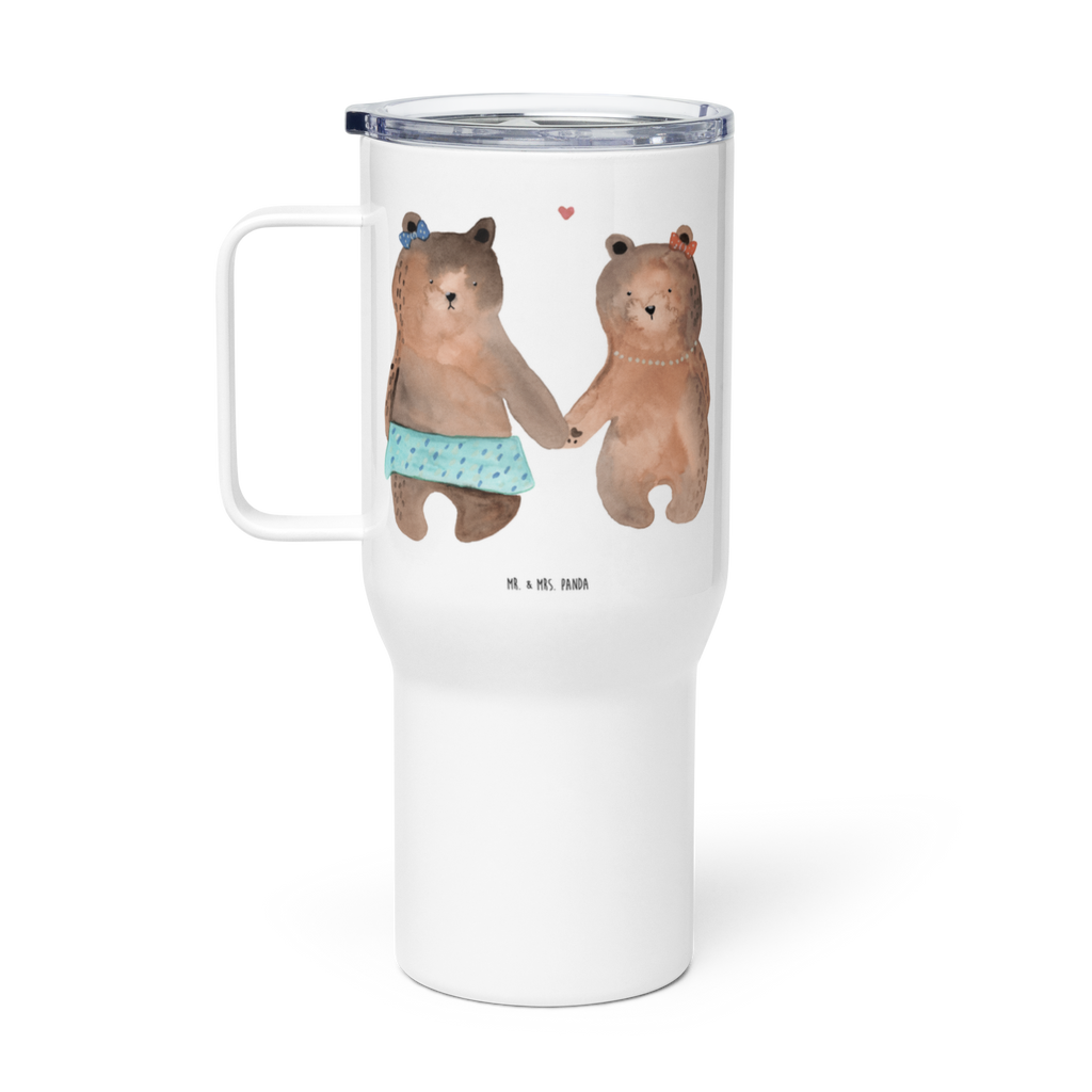 XXL Thermobecher Bär Freundin Thermobecher, XL Thermobecher, Reisebecher, XL Reisetasse, Großer Thermobecher, Autobecher, Jumbo Becher, Bär, Teddy, Teddybär, Bär Freundin Beste Freund Liebe Liebesbeweis Verliebt Kumpel Kumpeliene