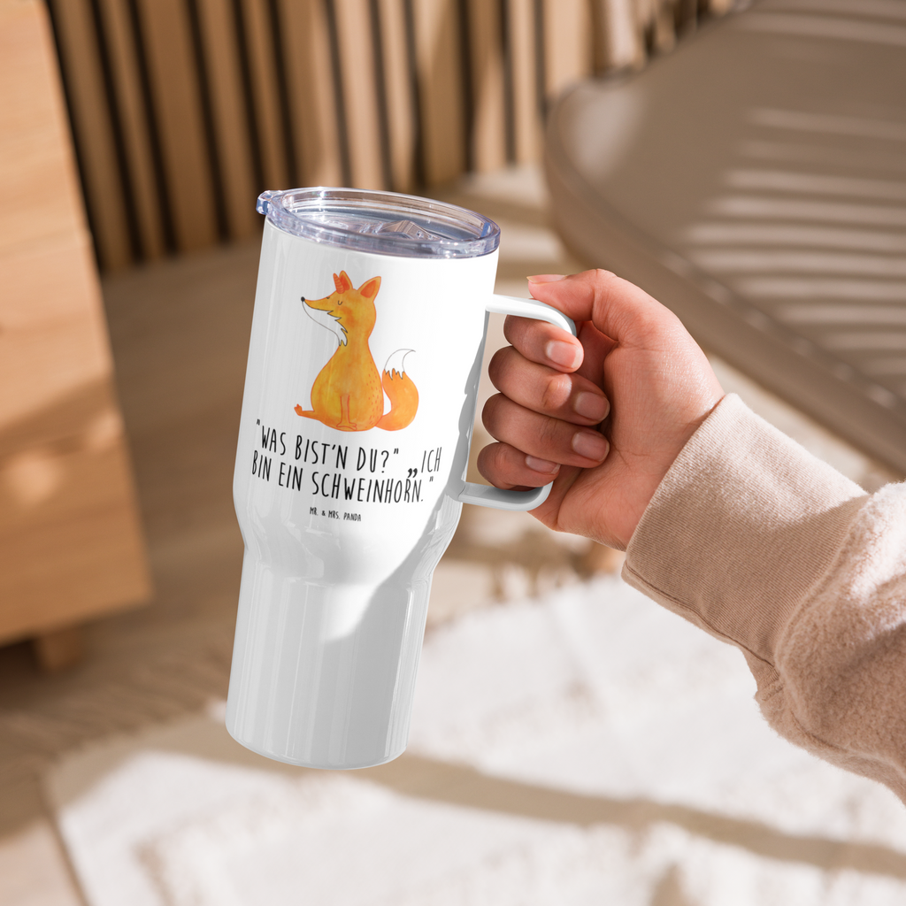 XXL Thermobecher Einhorn Fuchs Thermobecher, XL Thermobecher, Reisebecher, XL Reisetasse, Großer Thermobecher, Autobecher, Jumbo Becher, Einhorn, Einhörner, Einhorn Deko, Unicorn, Fuchs, Unicorns, Fuchshörnchen, Fuchshorn, Foxycorn, Füchse