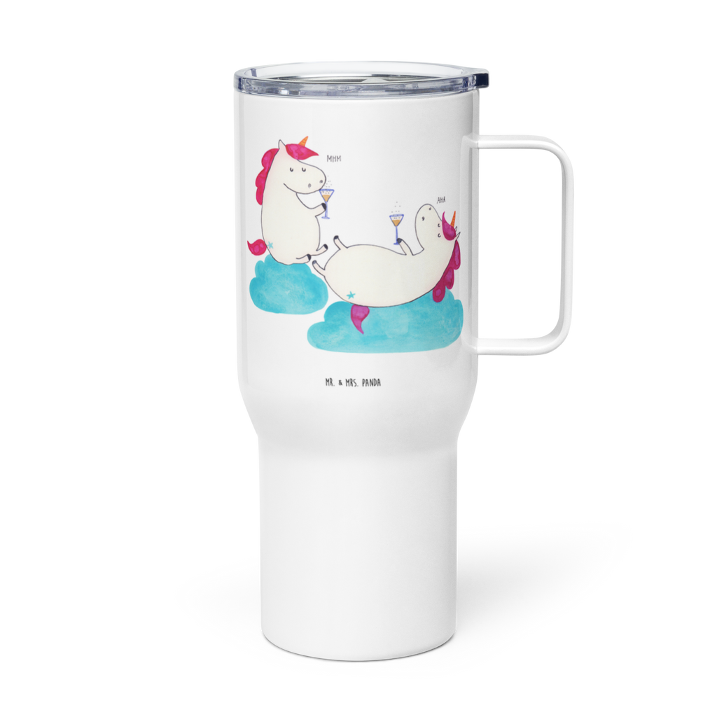 XXL Thermobecher Einhorn Sekt Thermobecher, XL Thermobecher, Reisebecher, XL Reisetasse, Großer Thermobecher, Autobecher, Jumbo Becher, Einhorn, Einhörner, Einhorn Deko, Pegasus, Unicorn, Freundinnen, Freundin, BFF, Sekt, Mädelsabend, Spaß, Party, Korken, Anstoßen, Beste