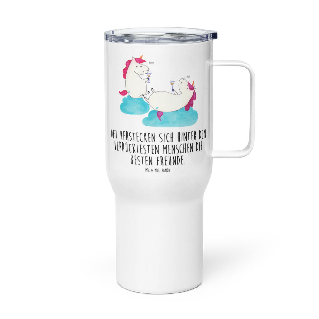 XXL Thermobecher Einhorn Sekt Thermobecher, XL Thermobecher, Reisebecher, XL Reisetasse, Großer Thermobecher, Autobecher, Jumbo Becher, Einhorn, Einhörner, Einhorn Deko, Pegasus, Unicorn, Freundinnen, Freundin, BFF, Sekt, Mädelsabend, Spaß, Party, Korken, Anstoßen, Beste