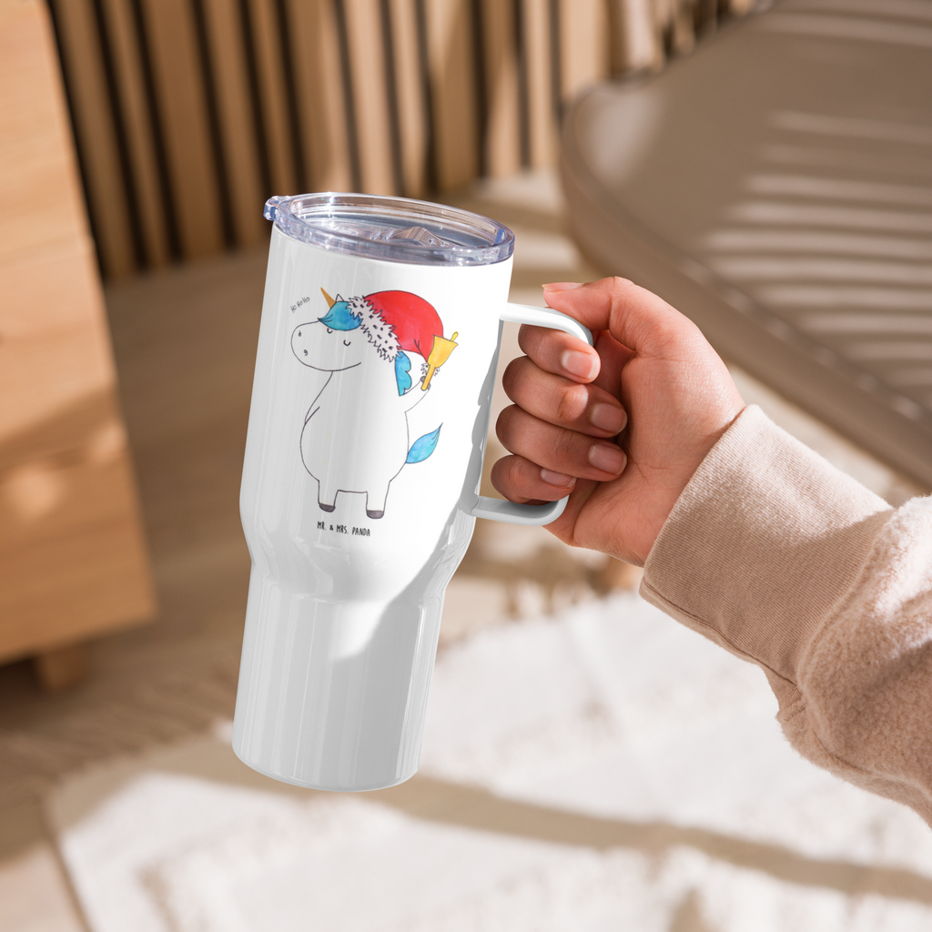 XXL Thermobecher Einhorn Weihnachtsmann Thermobecher, XL Thermobecher, Reisebecher, XL Reisetasse, Großer Thermobecher, Autobecher, Jumbo Becher, Einhorn, Einhörner, Einhorn Deko, Pegasus, Unicorn, Gin, Schokolade, Schoki, Weihnachten, Weihnachtsmann, Nikolaus, Wunschzettel, Wunschliste, Feenstaub