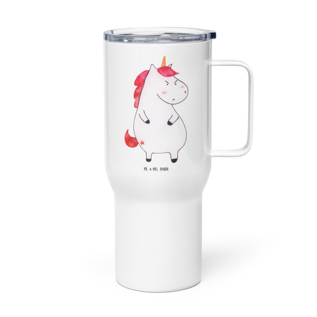 XXL Thermobecher Einhorn Wut Thermobecher, XL Thermobecher, Reisebecher, XL Reisetasse, Großer Thermobecher, Autobecher, Jumbo Becher, Einhorn, Einhörner, Einhorn Deko, Pegasus, Unicorn, Realität, Ansage, lustlos, nein, Büro, Arbeit, wütend, dumme Fragen, lustig, Spaß, Geschenk