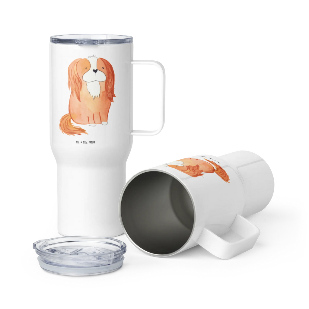 XXL Thermobecher Hund Cavalier King Charles Spaniel Thermobecher, XL Thermobecher, Reisebecher, XL Reisetasse, Großer Thermobecher, Autobecher, Jumbo Becher, Hund, Hundemotiv, Haustier, Hunderasse, Tierliebhaber, Hundebesitzer, Sprüche, Cavalier King Charles Spaniel, Cockerspaniel, Spaniel, Spruch, schönster Hund