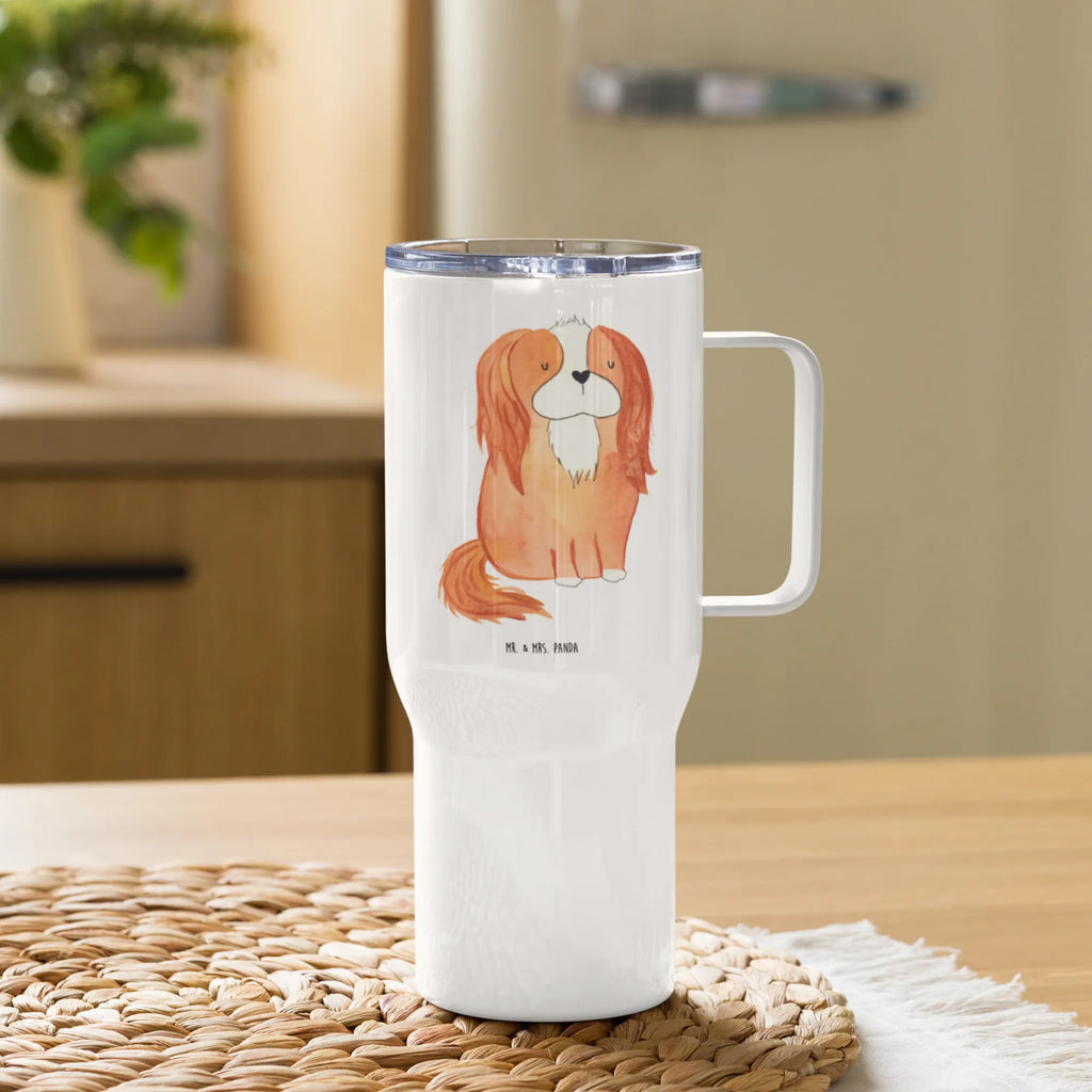 XXL Thermobecher Hund Cavalier King Charles Spaniel Thermobecher, XL Thermobecher, Reisebecher, XL Reisetasse, Großer Thermobecher, Autobecher, Jumbo Becher, Hund, Hundemotiv, Haustier, Hunderasse, Tierliebhaber, Hundebesitzer, Sprüche, Cavalier King Charles Spaniel, Cockerspaniel, Spaniel, Spruch, schönster Hund