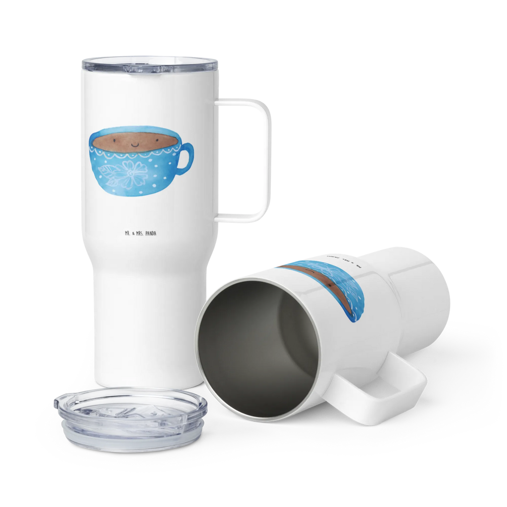 XXL Thermobecher Kaffee Tasse Thermobecher, XL Thermobecher, Reisebecher, XL Reisetasse, Großer Thermobecher, Autobecher, Jumbo Becher, Tiermotive, Gute Laune, lustige Sprüche, Tiere, Kaffee, Tasse, Liebe, Geschmack, Genuss, Glücklich