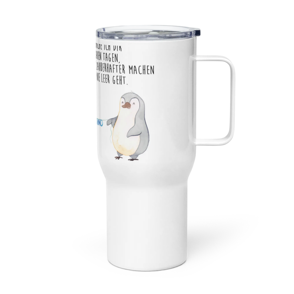 XXL Thermobecher Maus Pinguin Geburtstag Thermobecher, XL Thermobecher, Reisebecher, XL Reisetasse, Großer Thermobecher, Autobecher, Jumbo Becher, Geburtstag, Geburtstagsgeschenk, Geschenk, Maus, Pinguin, Geburtstage, Happy Birthday, Geburtstagsfeier