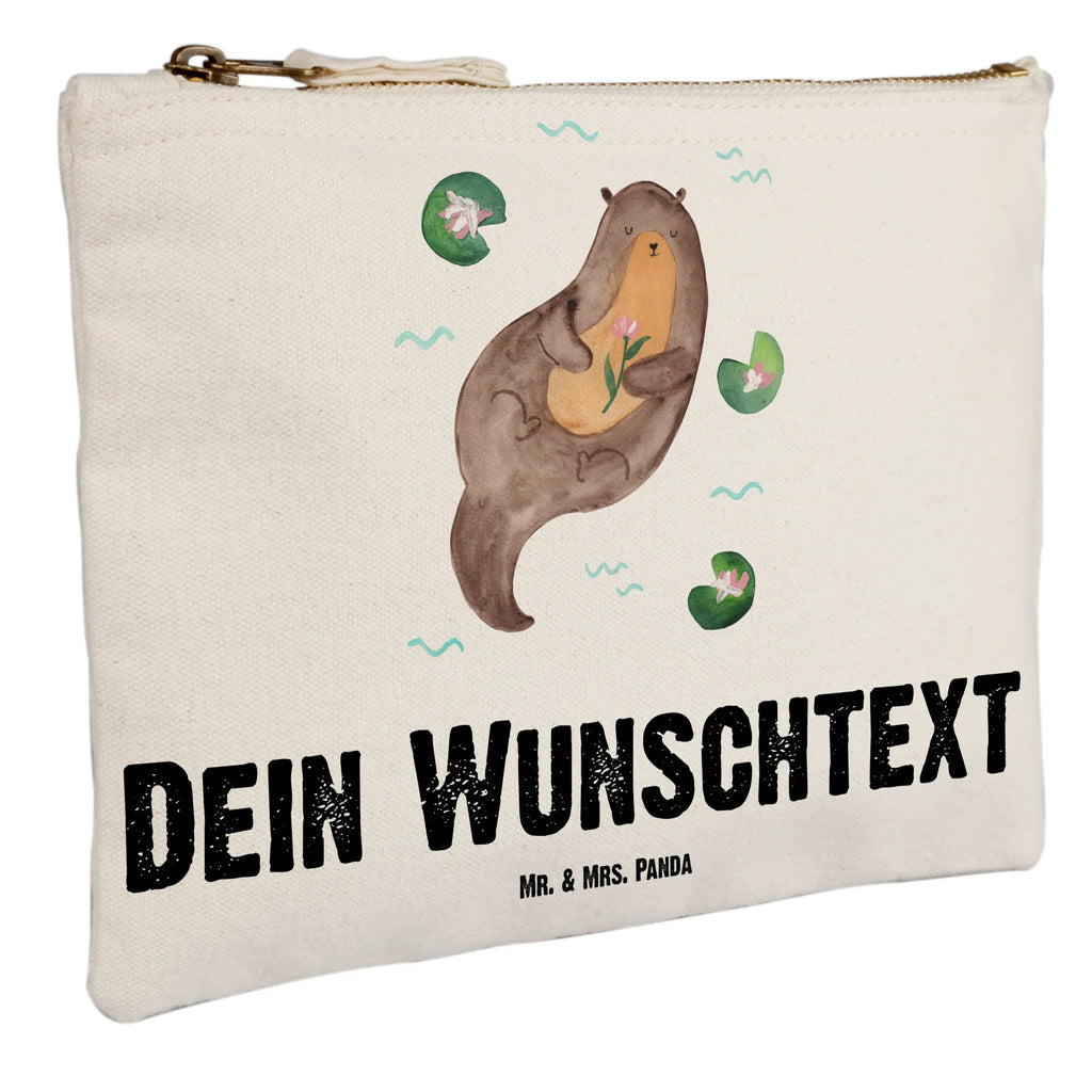 Personalisierte Schminktasche Otter mit Seerose Personalisierte Schminktasche, Personalisierte Kosmetiktasche, Personalisierter Kosmetikbeutel, Personalisiertes Stiftemäppchen, Personalisiertes Etui, Personalisierte Federmappe, Personalisierte Makeup Bag, Personalisiertes Schminketui, Personalisiertes Kosmetiketui, Personalisiertes Schlamperetui, Schminktasche mit Namen, Kosmetiktasche mit Namen, Kosmetikbeutel mit Namen, Stiftemäppchen mit Namen, Etui mit Namen, Federmappe mit Namen, Makeup Bg mit Namen, Schminketui mit Namen, Kosmetiketui mit Namen, Schlamperetui mit Namen, Schminktasche personalisieren, Schminktasche bedrucken, Schminktasche selbst gestalten, Otter, Fischotter, Seeotter, Otter Seeotter See Otter