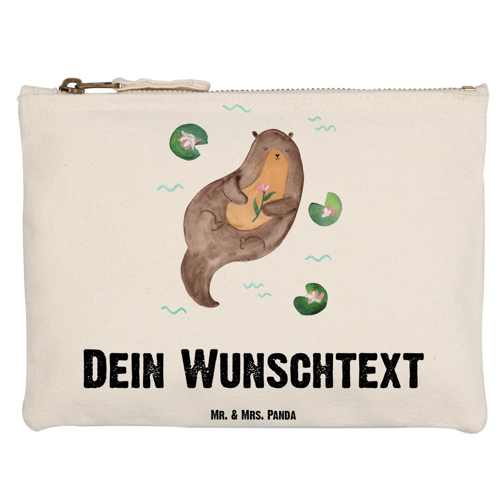 Personalisierte Schminktasche Otter mit Seerose Personalisierte Schminktasche, Personalisierte Kosmetiktasche, Personalisierter Kosmetikbeutel, Personalisiertes Stiftemäppchen, Personalisiertes Etui, Personalisierte Federmappe, Personalisierte Makeup Bag, Personalisiertes Schminketui, Personalisiertes Kosmetiketui, Personalisiertes Schlamperetui, Schminktasche mit Namen, Kosmetiktasche mit Namen, Kosmetikbeutel mit Namen, Stiftemäppchen mit Namen, Etui mit Namen, Federmappe mit Namen, Makeup Bg mit Namen, Schminketui mit Namen, Kosmetiketui mit Namen, Schlamperetui mit Namen, Schminktasche personalisieren, Schminktasche bedrucken, Schminktasche selbst gestalten, Otter, Fischotter, Seeotter, Otter Seeotter See Otter