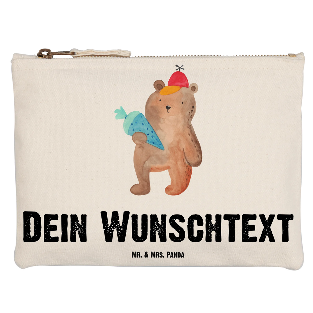 Personalisierte Schminktasche Bär mit Schultüte Personalisierte Schminktasche, Personalisierte Kosmetiktasche, Personalisierter Kosmetikbeutel, Personalisiertes Stiftemäppchen, Personalisiertes Etui, Personalisierte Federmappe, Personalisierte Makeup Bag, Personalisiertes Schminketui, Personalisiertes Kosmetiketui, Personalisiertes Schlamperetui, Schminktasche mit Namen, Kosmetiktasche mit Namen, Kosmetikbeutel mit Namen, Stiftemäppchen mit Namen, Etui mit Namen, Federmappe mit Namen, Makeup Bg mit Namen, Schminketui mit Namen, Kosmetiketui mit Namen, Schlamperetui mit Namen, Schminktasche personalisieren, Schminktasche bedrucken, Schminktasche selbst gestalten, Bär, Teddy, Teddybär, Bär Motiv, Schultüte, Erster Schultag Geschenk, Einschulung Geschenk, Schule Geschenk, Grundschule, Schulanfang, Schulbeginn