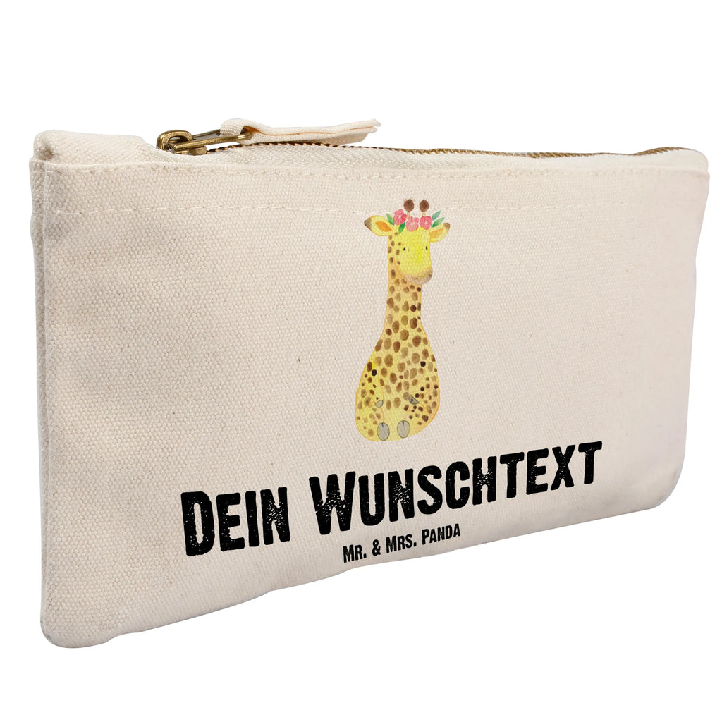 Personalisierte Schminktasche Giraffe Blumenkranz Personalisierte Schminktasche, Personalisierte Kosmetiktasche, Personalisierter Kosmetikbeutel, Personalisiertes Stiftemäppchen, Personalisiertes Etui, Personalisierte Federmappe, Personalisierte Makeup Bag, Personalisiertes Schminketui, Personalisiertes Kosmetiketui, Personalisiertes Schlamperetui, Schminktasche mit Namen, Kosmetiktasche mit Namen, Kosmetikbeutel mit Namen, Stiftemäppchen mit Namen, Etui mit Namen, Federmappe mit Namen, Makeup Bg mit Namen, Schminketui mit Namen, Kosmetiketui mit Namen, Schlamperetui mit Namen, Schminktasche personalisieren, Schminktasche bedrucken, Schminktasche selbst gestalten, Afrika, Wildtiere, Giraffe, Blumenkranz, Abenteurer, Selbstliebe, Freundin