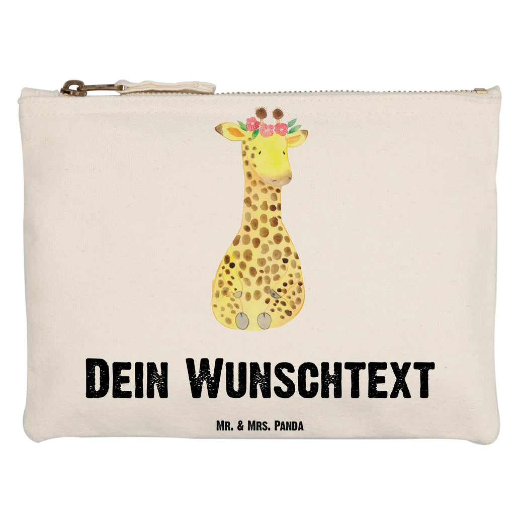 Personalisierte Schminktasche Giraffe Blumenkranz Personalisierte Schminktasche, Personalisierte Kosmetiktasche, Personalisierter Kosmetikbeutel, Personalisiertes Stiftemäppchen, Personalisiertes Etui, Personalisierte Federmappe, Personalisierte Makeup Bag, Personalisiertes Schminketui, Personalisiertes Kosmetiketui, Personalisiertes Schlamperetui, Schminktasche mit Namen, Kosmetiktasche mit Namen, Kosmetikbeutel mit Namen, Stiftemäppchen mit Namen, Etui mit Namen, Federmappe mit Namen, Makeup Bg mit Namen, Schminketui mit Namen, Kosmetiketui mit Namen, Schlamperetui mit Namen, Schminktasche personalisieren, Schminktasche bedrucken, Schminktasche selbst gestalten, Afrika, Wildtiere, Giraffe, Blumenkranz, Abenteurer, Selbstliebe, Freundin