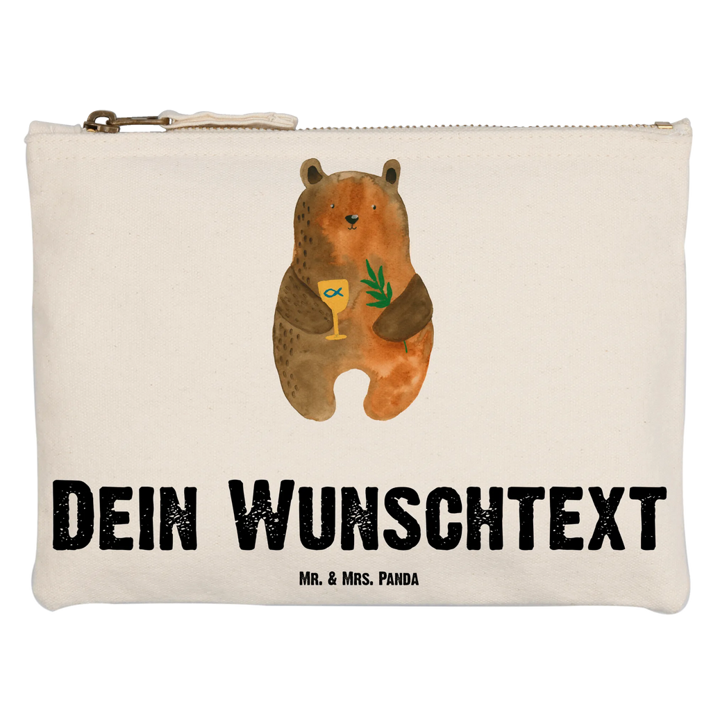 Personalisierte Schminktasche Konfirmation-Bär Personalisierte Schminktasche, Personalisierte Kosmetiktasche, Personalisierter Kosmetikbeutel, Personalisiertes Stiftemäppchen, Personalisiertes Etui, Personalisierte Federmappe, Personalisierte Makeup Bag, Personalisiertes Schminketui, Personalisiertes Kosmetiketui, Personalisiertes Schlamperetui, Schminktasche mit Namen, Kosmetiktasche mit Namen, Kosmetikbeutel mit Namen, Stiftemäppchen mit Namen, Etui mit Namen, Federmappe mit Namen, Makeup Bg mit Namen, Schminketui mit Namen, Kosmetiketui mit Namen, Schlamperetui mit Namen, Schminktasche personalisieren, Schminktasche bedrucken, Schminktasche selbst gestalten, Bär, Teddy, Teddybär, Konfirmation, Kirche, evangelisch, Gottesdienst