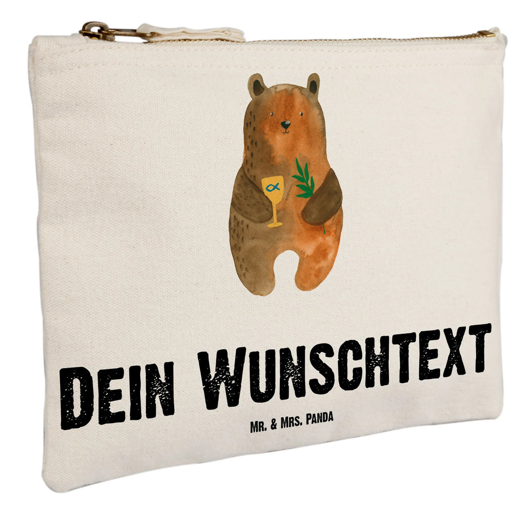 Personalisierte Schminktasche Konfirmation-Bär Personalisierte Schminktasche, Personalisierte Kosmetiktasche, Personalisierter Kosmetikbeutel, Personalisiertes Stiftemäppchen, Personalisiertes Etui, Personalisierte Federmappe, Personalisierte Makeup Bag, Personalisiertes Schminketui, Personalisiertes Kosmetiketui, Personalisiertes Schlamperetui, Schminktasche mit Namen, Kosmetiktasche mit Namen, Kosmetikbeutel mit Namen, Stiftemäppchen mit Namen, Etui mit Namen, Federmappe mit Namen, Makeup Bg mit Namen, Schminketui mit Namen, Kosmetiketui mit Namen, Schlamperetui mit Namen, Schminktasche personalisieren, Schminktasche bedrucken, Schminktasche selbst gestalten, Bär, Teddy, Teddybär, Konfirmation, Kirche, evangelisch, Gottesdienst