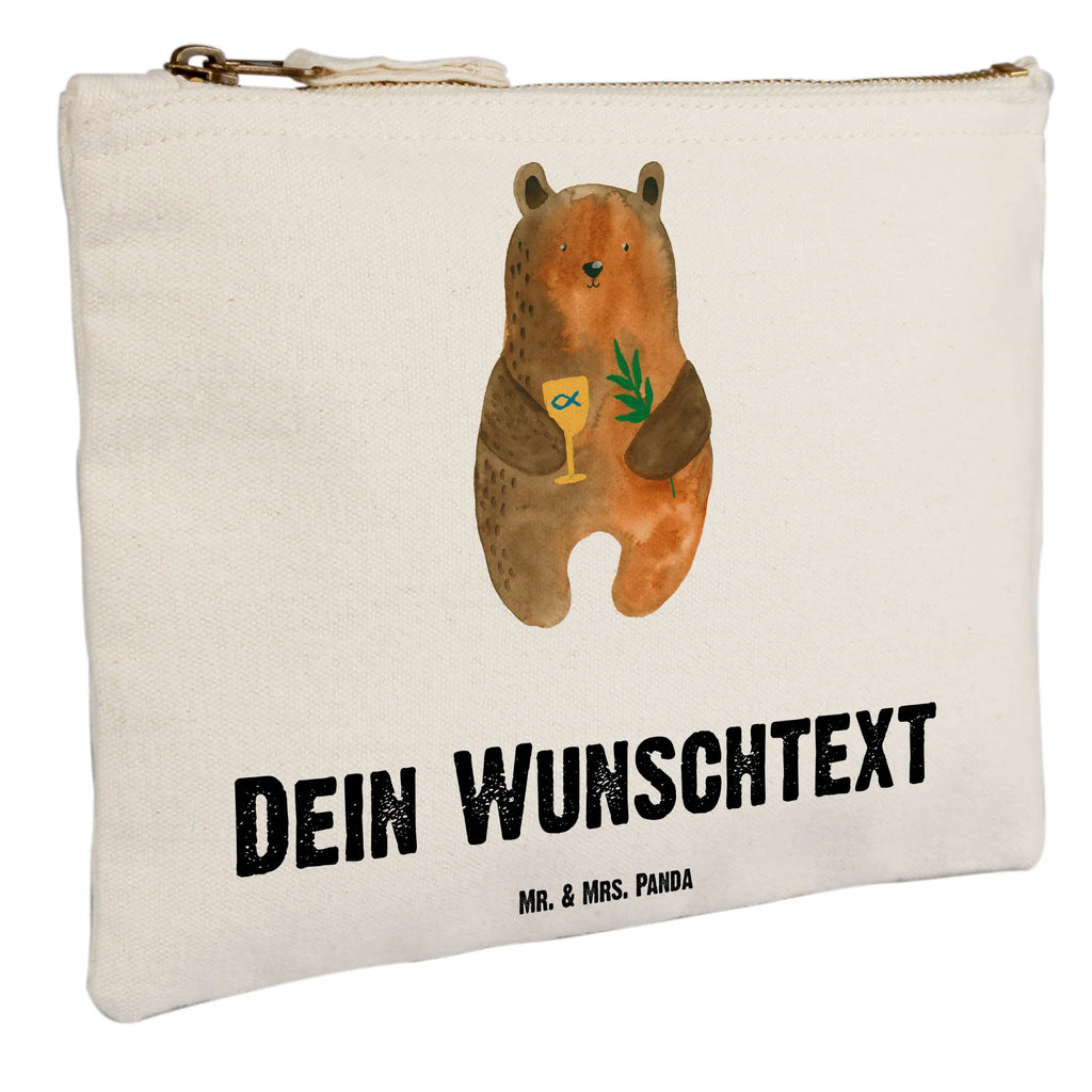 Personalisierte Schminktasche Konfirmation-Bär Personalisierte Schminktasche, Personalisierte Kosmetiktasche, Personalisierter Kosmetikbeutel, Personalisiertes Stiftemäppchen, Personalisiertes Etui, Personalisierte Federmappe, Personalisierte Makeup Bag, Personalisiertes Schminketui, Personalisiertes Kosmetiketui, Personalisiertes Schlamperetui, Schminktasche mit Namen, Kosmetiktasche mit Namen, Kosmetikbeutel mit Namen, Stiftemäppchen mit Namen, Etui mit Namen, Federmappe mit Namen, Makeup Bg mit Namen, Schminketui mit Namen, Kosmetiketui mit Namen, Schlamperetui mit Namen, Schminktasche personalisieren, Schminktasche bedrucken, Schminktasche selbst gestalten, Bär, Teddy, Teddybär, Konfirmation, Kirche, evangelisch, Gottesdienst