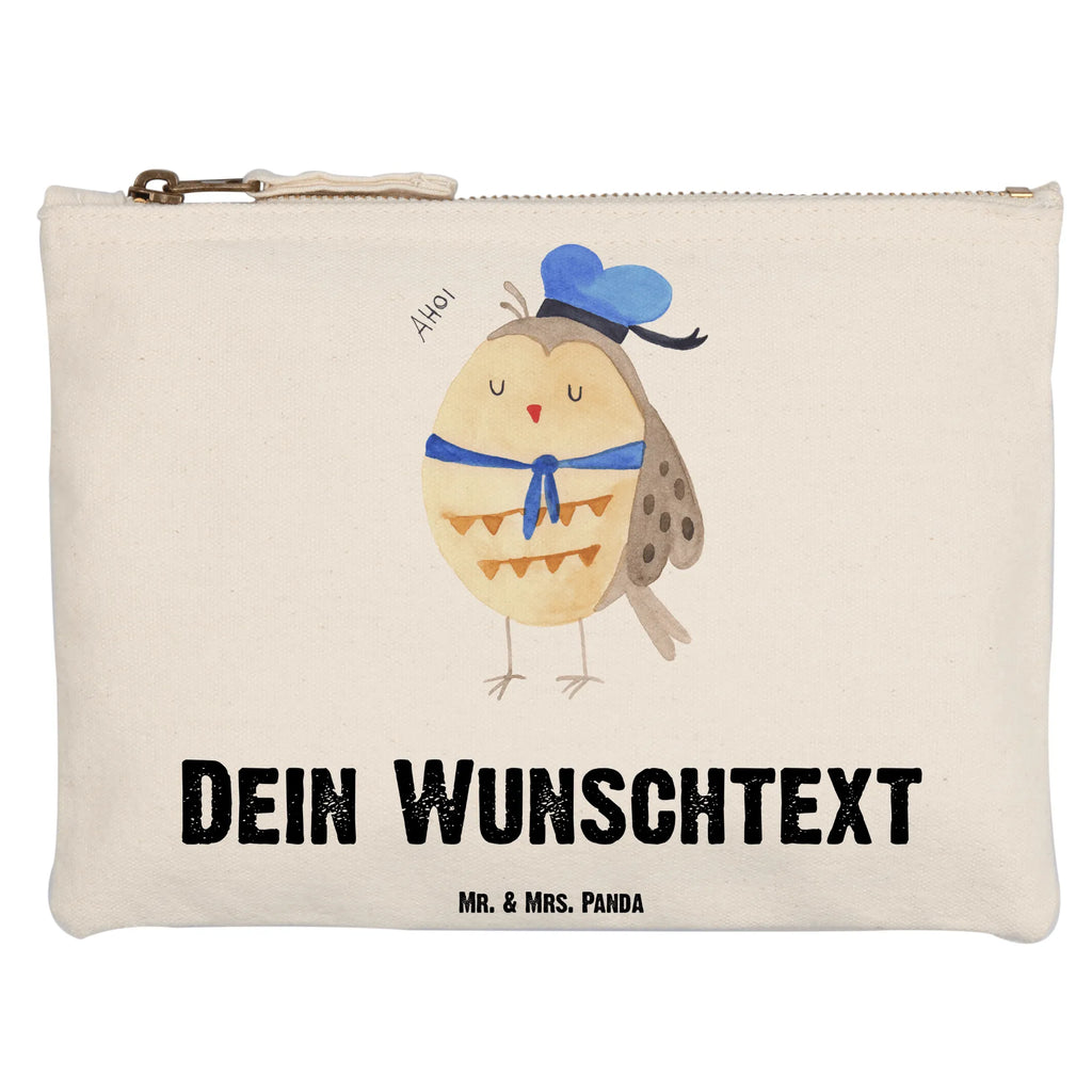 Personalisierte Schminktasche Eule Matrosen Personalisierte Schminktasche, Personalisierte Kosmetiktasche, Personalisierter Kosmetikbeutel, Personalisiertes Stiftemäppchen, Personalisiertes Etui, Personalisierte Federmappe, Personalisierte Makeup Bag, Personalisiertes Schminketui, Personalisiertes Kosmetiketui, Personalisiertes Schlamperetui, Schminktasche mit Namen, Kosmetiktasche mit Namen, Kosmetikbeutel mit Namen, Stiftemäppchen mit Namen, Etui mit Namen, Federmappe mit Namen, Makeup Bg mit Namen, Schminketui mit Namen, Kosmetiketui mit Namen, Schlamperetui mit Namen, Schminktasche personalisieren, Schminktasche bedrucken, Schminktasche selbst gestalten, Eule, Eule Spruch, Eule Deko, Owl, Wortspiel lustig, Matrose, Freundin, Ehe, Seefahrer, Heimathafen, Hochzeitstag Geschenk