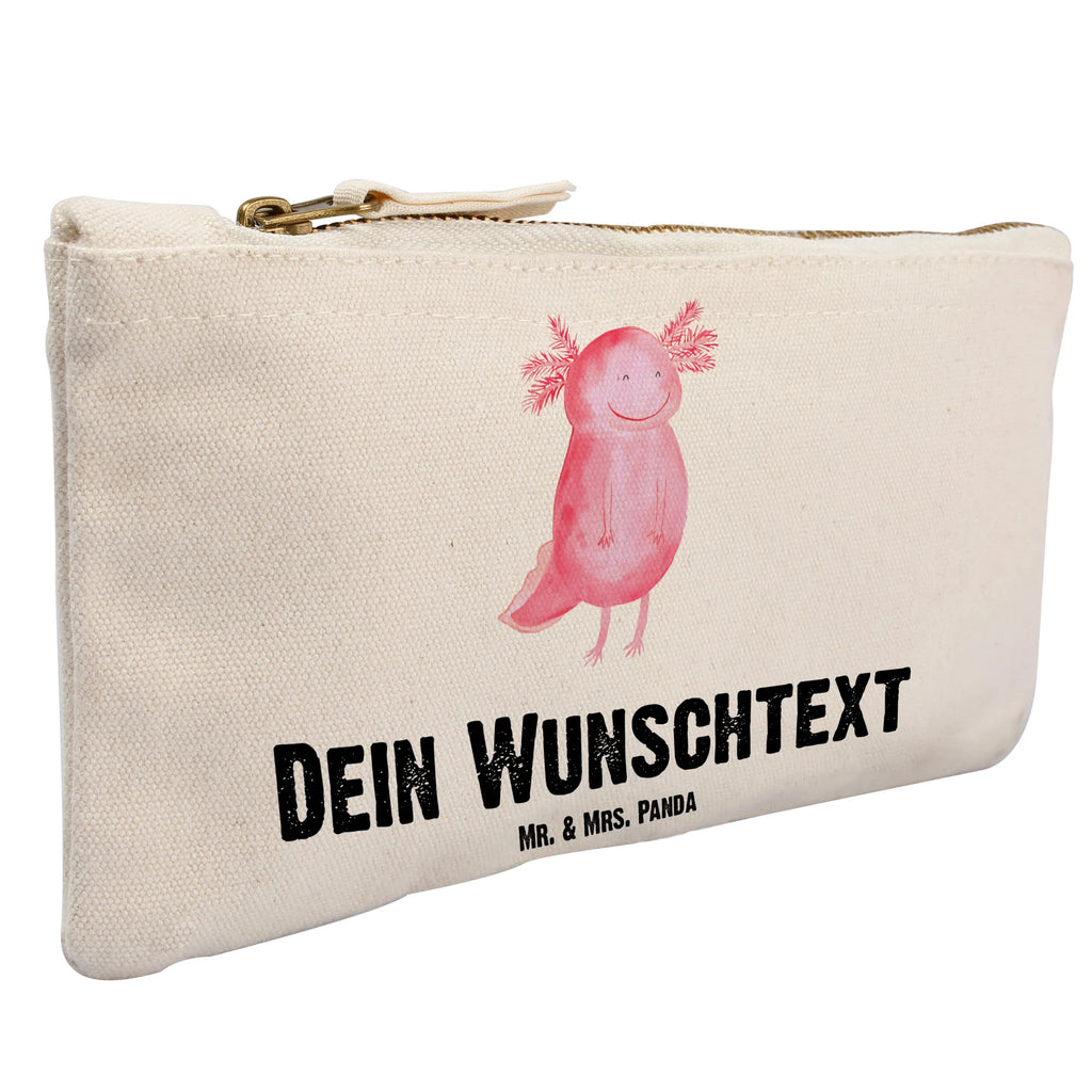 Personalisierte Schminktasche Axolotl glücklich Personalisierte Schminktasche, Personalisierte Kosmetiktasche, Personalisierter Kosmetikbeutel, Personalisiertes Stiftemäppchen, Personalisiertes Etui, Personalisierte Federmappe, Personalisierte Makeup Bag, Personalisiertes Schminketui, Personalisiertes Kosmetiketui, Personalisiertes Schlamperetui, Schminktasche mit Namen, Kosmetiktasche mit Namen, Kosmetikbeutel mit Namen, Stiftemäppchen mit Namen, Etui mit Namen, Federmappe mit Namen, Makeup Bg mit Namen, Schminketui mit Namen, Kosmetiketui mit Namen, Schlamperetui mit Namen, Schminktasche personalisieren, Schminktasche bedrucken, Schminktasche selbst gestalten, Axolotl, Molch, Axolot, Schwanzlurch, Lurch, Lurche, Motivation, gute Laune