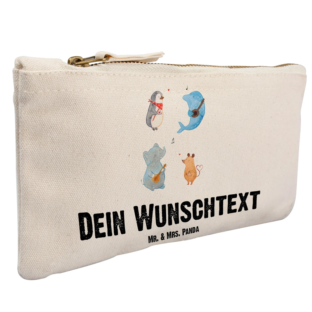 Personalisierte Schminktasche Big Band Personalisierte Schminktasche, Personalisierte Kosmetiktasche, Personalisierter Kosmetikbeutel, Personalisiertes Stiftemäppchen, Personalisiertes Etui, Personalisierte Federmappe, Personalisierte Makeup Bag, Personalisiertes Schminketui, Personalisiertes Kosmetiketui, Personalisiertes Schlamperetui, Schminktasche mit Namen, Kosmetiktasche mit Namen, Kosmetikbeutel mit Namen, Stiftemäppchen mit Namen, Etui mit Namen, Federmappe mit Namen, Makeup Bg mit Namen, Schminketui mit Namen, Kosmetiketui mit Namen, Schlamperetui mit Namen, Schminktasche personalisieren, Schminktasche bedrucken, Schminktasche selbst gestalten, Tiermotive, Gute Laune, lustige Sprüche, Tiere, Hund, Pinguin, Maus, Elefant, Delfin, Gitarre, Band, Triangel, Musikanten, Musik