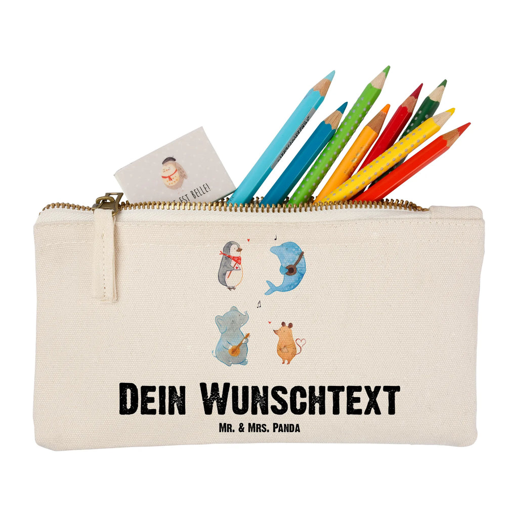 Personalisierte Schminktasche Big Band Personalisierte Schminktasche, Personalisierte Kosmetiktasche, Personalisierter Kosmetikbeutel, Personalisiertes Stiftemäppchen, Personalisiertes Etui, Personalisierte Federmappe, Personalisierte Makeup Bag, Personalisiertes Schminketui, Personalisiertes Kosmetiketui, Personalisiertes Schlamperetui, Schminktasche mit Namen, Kosmetiktasche mit Namen, Kosmetikbeutel mit Namen, Stiftemäppchen mit Namen, Etui mit Namen, Federmappe mit Namen, Makeup Bg mit Namen, Schminketui mit Namen, Kosmetiketui mit Namen, Schlamperetui mit Namen, Schminktasche personalisieren, Schminktasche bedrucken, Schminktasche selbst gestalten, Tiermotive, Gute Laune, lustige Sprüche, Tiere, Hund, Pinguin, Maus, Elefant, Delfin, Gitarre, Band, Triangel, Musikanten, Musik