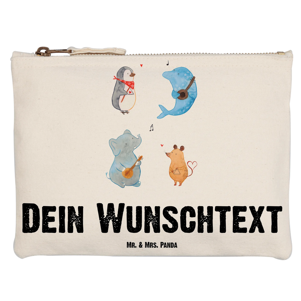 Personalisierte Schminktasche Big Band Personalisierte Schminktasche, Personalisierte Kosmetiktasche, Personalisierter Kosmetikbeutel, Personalisiertes Stiftemäppchen, Personalisiertes Etui, Personalisierte Federmappe, Personalisierte Makeup Bag, Personalisiertes Schminketui, Personalisiertes Kosmetiketui, Personalisiertes Schlamperetui, Schminktasche mit Namen, Kosmetiktasche mit Namen, Kosmetikbeutel mit Namen, Stiftemäppchen mit Namen, Etui mit Namen, Federmappe mit Namen, Makeup Bg mit Namen, Schminketui mit Namen, Kosmetiketui mit Namen, Schlamperetui mit Namen, Schminktasche personalisieren, Schminktasche bedrucken, Schminktasche selbst gestalten, Tiermotive, Gute Laune, lustige Sprüche, Tiere, Hund, Pinguin, Maus, Elefant, Delfin, Gitarre, Band, Triangel, Musikanten, Musik