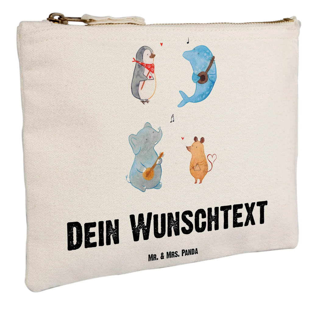 Personalisierte Schminktasche Big Band Personalisierte Schminktasche, Personalisierte Kosmetiktasche, Personalisierter Kosmetikbeutel, Personalisiertes Stiftemäppchen, Personalisiertes Etui, Personalisierte Federmappe, Personalisierte Makeup Bag, Personalisiertes Schminketui, Personalisiertes Kosmetiketui, Personalisiertes Schlamperetui, Schminktasche mit Namen, Kosmetiktasche mit Namen, Kosmetikbeutel mit Namen, Stiftemäppchen mit Namen, Etui mit Namen, Federmappe mit Namen, Makeup Bg mit Namen, Schminketui mit Namen, Kosmetiketui mit Namen, Schlamperetui mit Namen, Schminktasche personalisieren, Schminktasche bedrucken, Schminktasche selbst gestalten, Tiermotive, Gute Laune, lustige Sprüche, Tiere, Hund, Pinguin, Maus, Elefant, Delfin, Gitarre, Band, Triangel, Musikanten, Musik