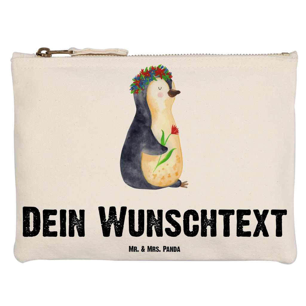 Personalisierte Schminktasche Pinguin Blumenkranz Personalisierte Schminktasche, Personalisierte Kosmetiktasche, Personalisierter Kosmetikbeutel, Personalisiertes Stiftemäppchen, Personalisiertes Etui, Personalisierte Federmappe, Personalisierte Makeup Bag, Personalisiertes Schminketui, Personalisiertes Kosmetiketui, Personalisiertes Schlamperetui, Schminktasche mit Namen, Kosmetiktasche mit Namen, Kosmetikbeutel mit Namen, Stiftemäppchen mit Namen, Etui mit Namen, Federmappe mit Namen, Makeup Bg mit Namen, Schminketui mit Namen, Kosmetiketui mit Namen, Schlamperetui mit Namen, Schminktasche personalisieren, Schminktasche bedrucken, Schminktasche selbst gestalten, Pinguin, Pinguine, Blumenkranz, Universum, Leben, Wünsche, Ziele, Lebensziele, Motivation, Lebenslust, Liebeskummer, Geschenkidee