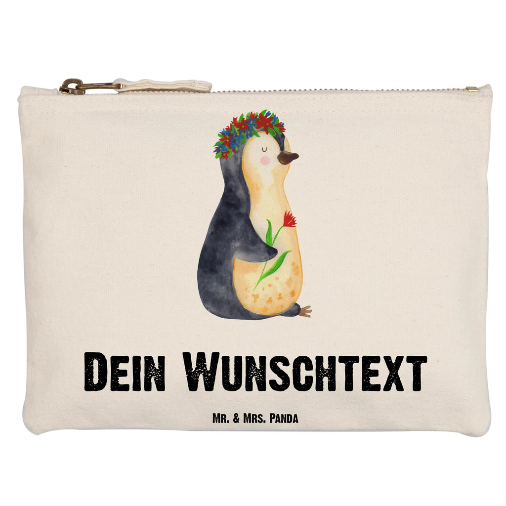 Personalisierte Schminktasche Pinguin Blumenkranz Personalisierte Schminktasche, Personalisierte Kosmetiktasche, Personalisierter Kosmetikbeutel, Personalisiertes Stiftemäppchen, Personalisiertes Etui, Personalisierte Federmappe, Personalisierte Makeup Bag, Personalisiertes Schminketui, Personalisiertes Kosmetiketui, Personalisiertes Schlamperetui, Schminktasche mit Namen, Kosmetiktasche mit Namen, Kosmetikbeutel mit Namen, Stiftemäppchen mit Namen, Etui mit Namen, Federmappe mit Namen, Makeup Bg mit Namen, Schminketui mit Namen, Kosmetiketui mit Namen, Schlamperetui mit Namen, Schminktasche personalisieren, Schminktasche bedrucken, Schminktasche selbst gestalten, Pinguin, Pinguine, Blumenkranz, Universum, Leben, Wünsche, Ziele, Lebensziele, Motivation, Lebenslust, Liebeskummer, Geschenkidee