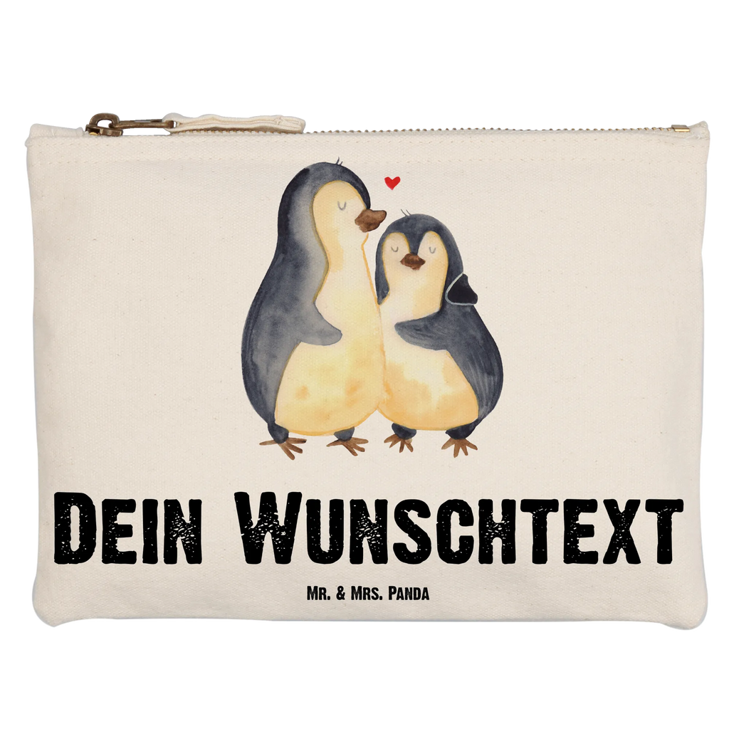 Personalisierte Schminktasche Pinguin umarmend Personalisierte Schminktasche, Personalisierte Kosmetiktasche, Personalisierter Kosmetikbeutel, Personalisiertes Stiftemäppchen, Personalisiertes Etui, Personalisierte Federmappe, Personalisierte Makeup Bag, Personalisiertes Schminketui, Personalisiertes Kosmetiketui, Personalisiertes Schlamperetui, Schminktasche mit Namen, Kosmetiktasche mit Namen, Kosmetikbeutel mit Namen, Stiftemäppchen mit Namen, Etui mit Namen, Federmappe mit Namen, Makeup Bg mit Namen, Schminketui mit Namen, Kosmetiketui mit Namen, Schlamperetui mit Namen, Schminktasche personalisieren, Schminktasche bedrucken, Schminktasche selbst gestalten, Pinguin, Liebe, Liebespaar, Liebesbeweis, Liebesgeschenk, Verlobung, Jahrestag, Hochzeitstag, Hochzeit, Hochzeitsgeschenk