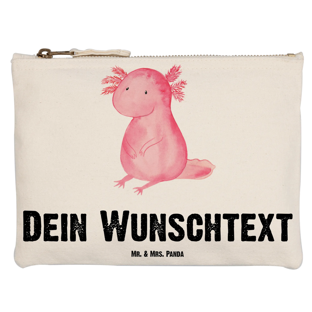 Personalisierte Schminktasche Axolotl Personalisierte Schminktasche, Personalisierte Kosmetiktasche, Personalisierter Kosmetikbeutel, Personalisiertes Stiftemäppchen, Personalisiertes Etui, Personalisierte Federmappe, Personalisierte Makeup Bag, Personalisiertes Schminketui, Personalisiertes Kosmetiketui, Personalisiertes Schlamperetui, Schminktasche mit Namen, Kosmetiktasche mit Namen, Kosmetikbeutel mit Namen, Stiftemäppchen mit Namen, Etui mit Namen, Federmappe mit Namen, Makeup Bg mit Namen, Schminketui mit Namen, Kosmetiketui mit Namen, Schlamperetui mit Namen, Schminktasche personalisieren, Schminktasche bedrucken, Schminktasche selbst gestalten, Axolotl, Molch, Axolot, vergnügt, fröhlich, zufrieden, Lebensstil, Weisheit, Lebensweisheit, Liebe, Freundin