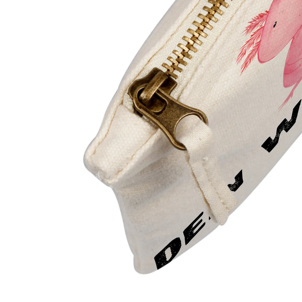 Personalisierte Schminktasche Axolotl Personalisierte Schminktasche, Personalisierte Kosmetiktasche, Personalisierter Kosmetikbeutel, Personalisiertes Stiftemäppchen, Personalisiertes Etui, Personalisierte Federmappe, Personalisierte Makeup Bag, Personalisiertes Schminketui, Personalisiertes Kosmetiketui, Personalisiertes Schlamperetui, Schminktasche mit Namen, Kosmetiktasche mit Namen, Kosmetikbeutel mit Namen, Stiftemäppchen mit Namen, Etui mit Namen, Federmappe mit Namen, Makeup Bg mit Namen, Schminketui mit Namen, Kosmetiketui mit Namen, Schlamperetui mit Namen, Schminktasche personalisieren, Schminktasche bedrucken, Schminktasche selbst gestalten, Axolotl, Molch, Axolot, vergnügt, fröhlich, zufrieden, Lebensstil, Weisheit, Lebensweisheit, Liebe, Freundin