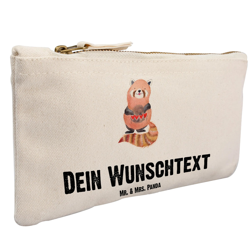 Personalisierte Schminktasche Roter Panda Personalisierte Schminktasche, Personalisierte Kosmetiktasche, Personalisierter Kosmetikbeutel, Personalisiertes Stiftemäppchen, Personalisiertes Etui, Personalisierte Federmappe, Personalisierte Makeup Bag, Personalisiertes Schminketui, Personalisiertes Kosmetiketui, Personalisiertes Schlamperetui, Schminktasche mit Namen, Kosmetiktasche mit Namen, Kosmetikbeutel mit Namen, Stiftemäppchen mit Namen, Etui mit Namen, Federmappe mit Namen, Makeup Bg mit Namen, Schminketui mit Namen, Kosmetiketui mit Namen, Schlamperetui mit Namen, Schminktasche personalisieren, Schminktasche bedrucken, Schminktasche selbst gestalten, Tiermotive, Gute Laune, lustige Sprüche, Tiere, Panda, Liebe, Rot, Herz, Liebling, Lieblingsmensch