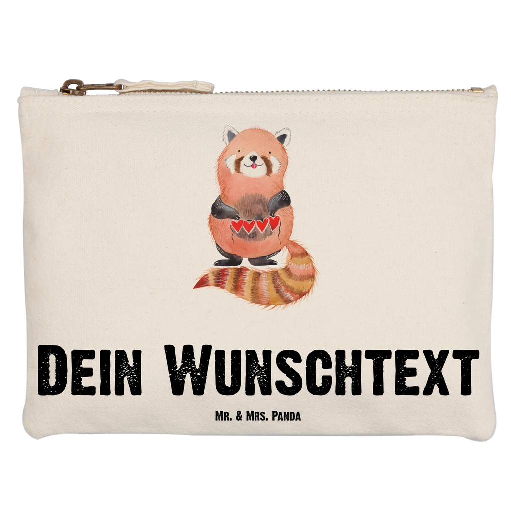 Personalisierte Schminktasche Roter Panda Personalisierte Schminktasche, Personalisierte Kosmetiktasche, Personalisierter Kosmetikbeutel, Personalisiertes Stiftemäppchen, Personalisiertes Etui, Personalisierte Federmappe, Personalisierte Makeup Bag, Personalisiertes Schminketui, Personalisiertes Kosmetiketui, Personalisiertes Schlamperetui, Schminktasche mit Namen, Kosmetiktasche mit Namen, Kosmetikbeutel mit Namen, Stiftemäppchen mit Namen, Etui mit Namen, Federmappe mit Namen, Makeup Bg mit Namen, Schminketui mit Namen, Kosmetiketui mit Namen, Schlamperetui mit Namen, Schminktasche personalisieren, Schminktasche bedrucken, Schminktasche selbst gestalten, Tiermotive, Gute Laune, lustige Sprüche, Tiere, Panda, Liebe, Rot, Herz, Liebling, Lieblingsmensch