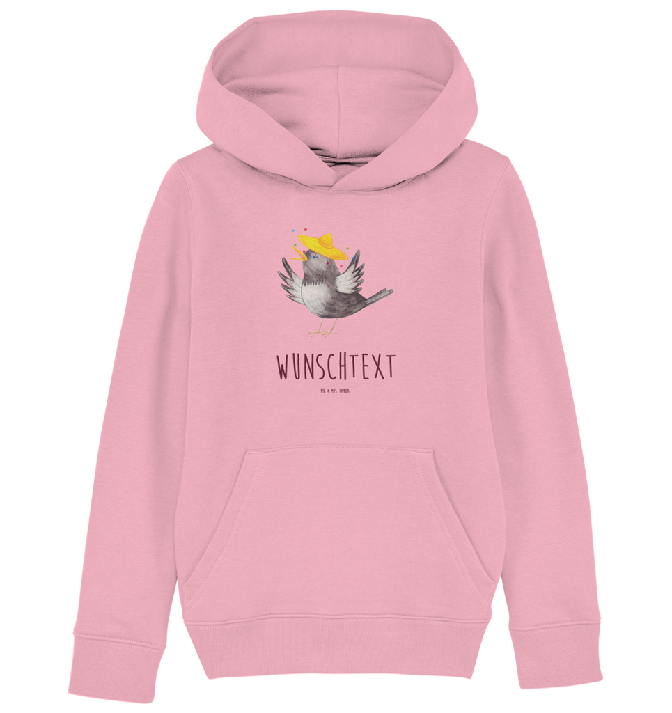 Personalisierter Kinder Hoodie Rabe mit Sombrero Personalisierter Kinder-Hoodie, Personalisierter Kapuzenpullover für Kinder, Personalisiertes Kinder-Oberteil, Personalisierter Mädchen-Hoodie, Personalisierter Jungen-Hoodie, Personalisierter Mädchen-Kapuzenpullover, Personalisierter Jungen-Kapuzenpullover, Personalisierte Mädchen-Kleidung, Personalisierte Jungen-Kleidung<br />Personalisiertes Mädchen-Oberteil, Personalisiertes Jungen-Oberteil, Kinder Hoodie mit Namen, Kinder Hoodie mit Wunschtext, Tiermotive, Gute Laune, lustige Sprüche, Tiere, Rabe, Vogel, Vögel, Spruch positiv, fröhlich sein, glücklich sein, Glück Spruch, froh, Elster, Motivation