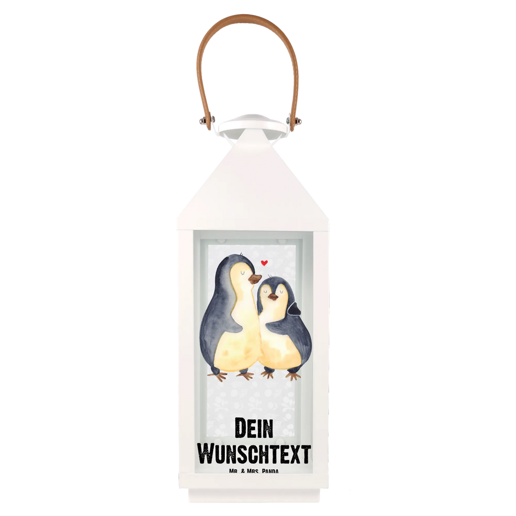 Personalisierte Deko Laterne Pinguin umarmend Gartenlampe, Gartenleuchte, Gartendekoration, Gartenlicht, Laterne kleine Laternen, XXL Laternen, Laterne groß, Pinguin, Liebe, Liebespaar, Liebesbeweis, Liebesgeschenk, Verlobung, Jahrestag, Hochzeitstag, Hochzeit, Hochzeitsgeschenk