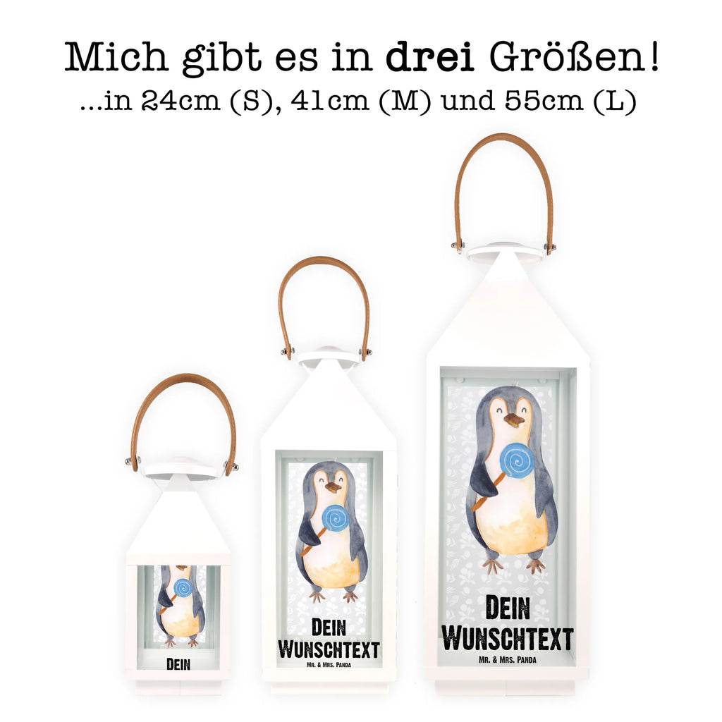 Personalisierte Deko Laterne Pinguin Lolli Gartenlampe, Gartenleuchte, Gartendekoration, Gartenlicht, Laterne kleine Laternen, XXL Laternen, Laterne groß, Pinguin, Pinguine, Lolli, Süßigkeiten, Blödsinn, Spruch, Rebell, Gauner, Ganove, Rabauke